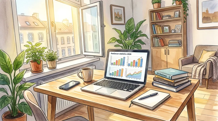 Ile zarabiają freelancerzy w Polsce? Statystyki 2026